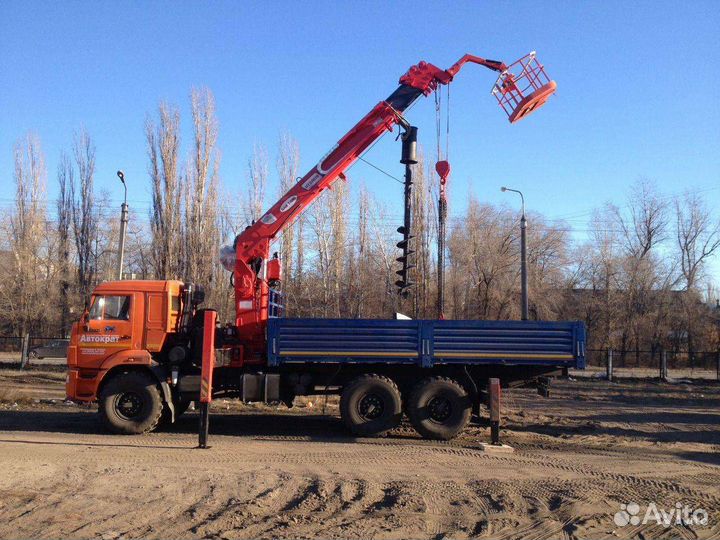 Манипулятор Вездеход 7т Автовышка 23м