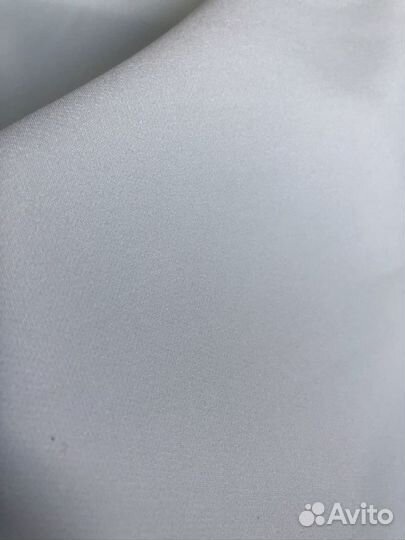 Костюмная ткань креп Барби (белая)