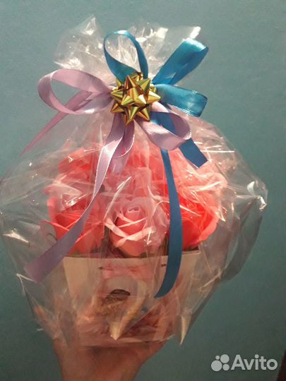 Букет из мыльных роз. Подарок