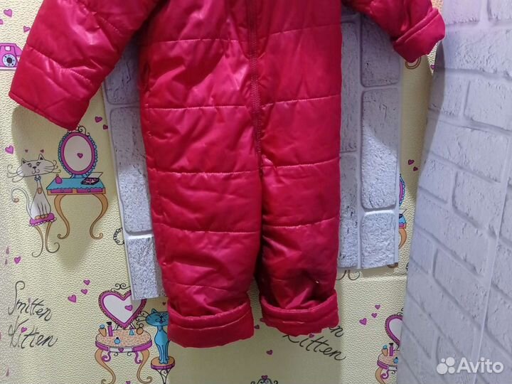 Комбинезон демисезонный для девочки 92