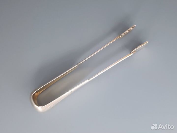 Щипцы серебро 84 проба позолота Россия