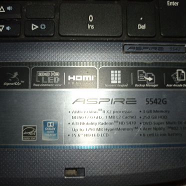 Ноутбук Acer aspire 5542G требуется ремонт