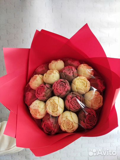 Букет из шоколадных роз