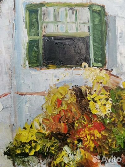 На заказ Картина маслом на холсте городской пейзаж