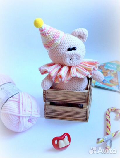 Игрушка ручной работы. Обаятельный поросёнок