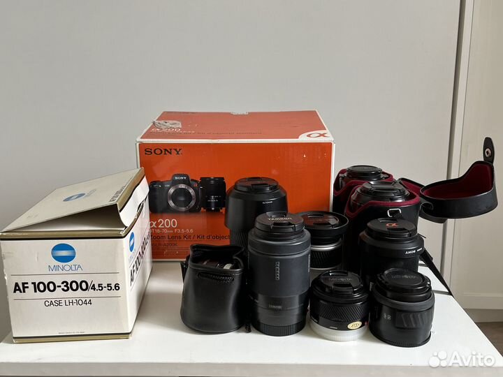 Фотоаппараты и объективы фэд sony minolta