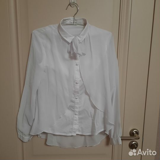 Белая рубашка для девочки