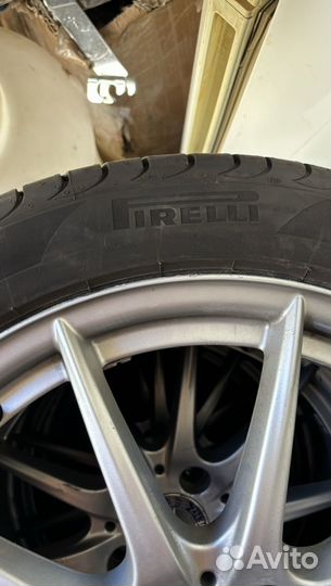 Литые диски r17 Mercedes с резиной Pirelli 225/45