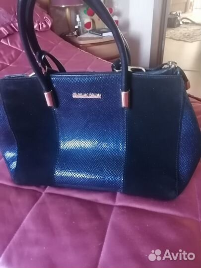 Сумка женская натуральная замша