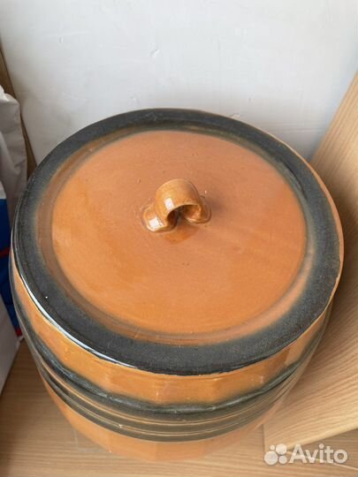 Бочка керамическая большая