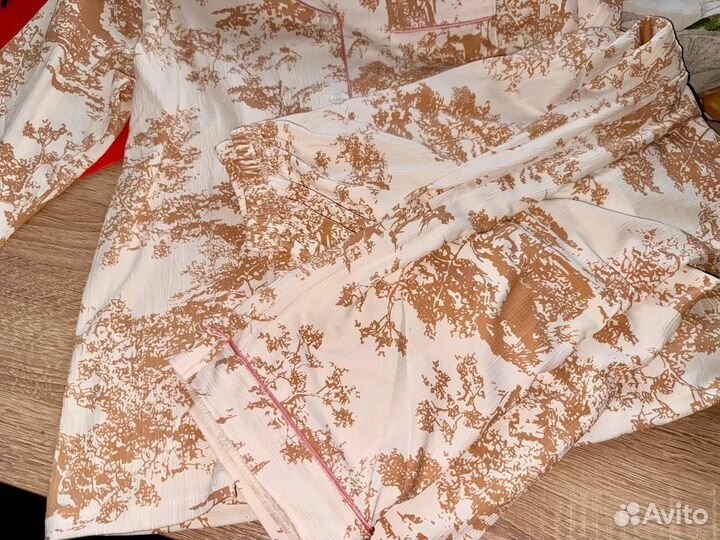 Домашний костюм/пижама женская муслиновая