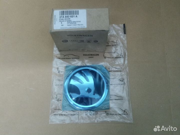 Эмблема skoda 57A 853 621 A