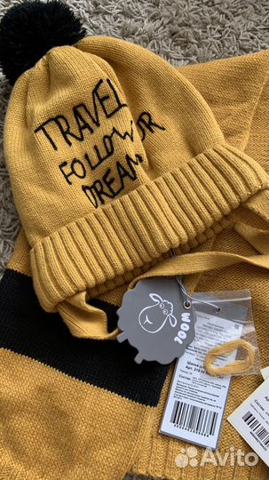 Комплект шапка и шарф