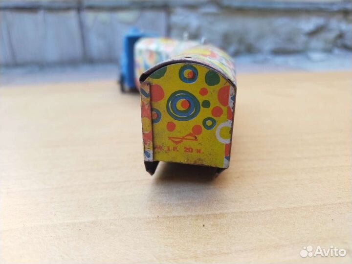 Паровозик игрушка СССР 