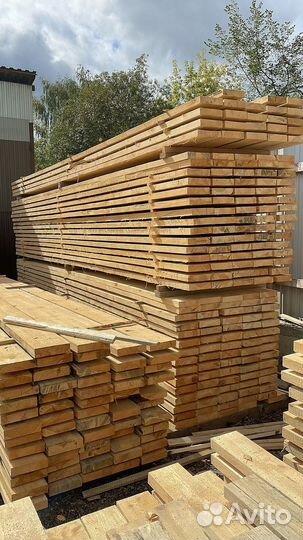 Доска обрезная 25х100х6000мм