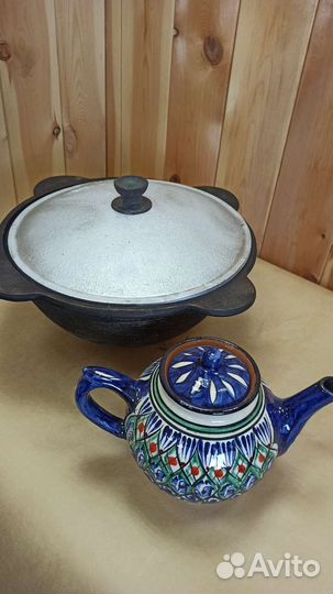 Казан чугунный узбекский