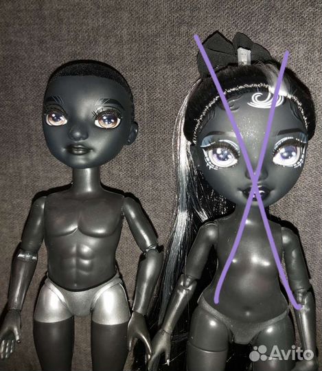 Новая шарнирная кукла-мальчик Rainbow/Shadow high