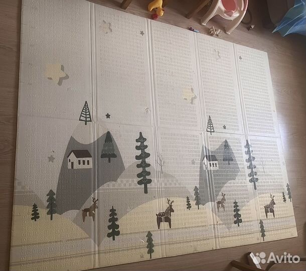 Детский коврик для ползания 180 200