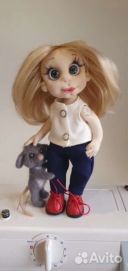 Текстильная интерьерная кукла авторская