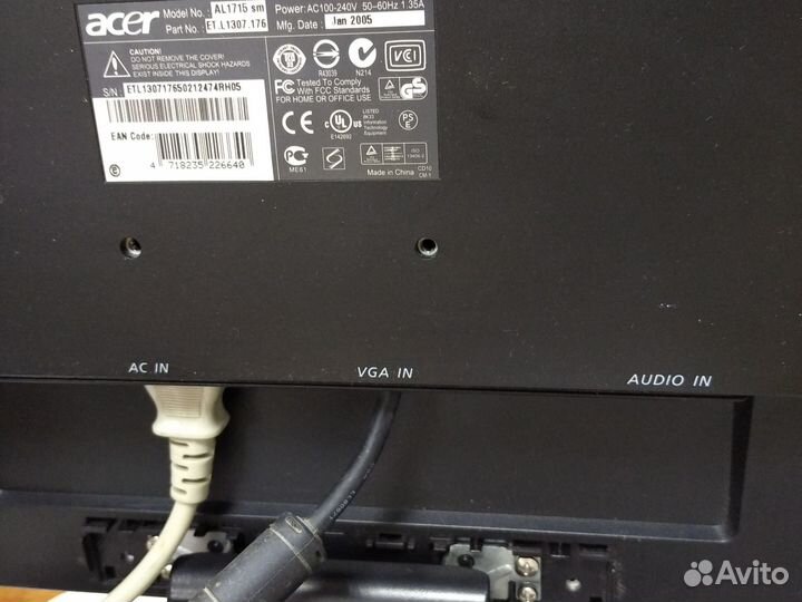 Монитор для компьютера acer