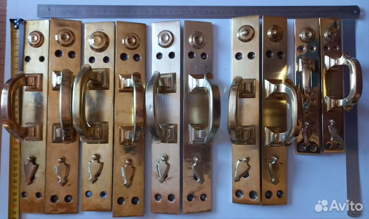 Дверные ручки. Латунь 19 векъ