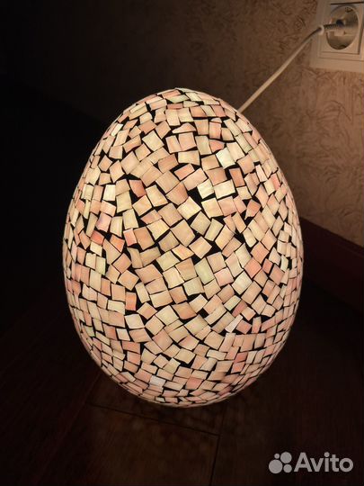 Прикроватный светильник яйцо турецкая мозаика