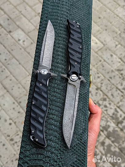 Нож из дамасской стали