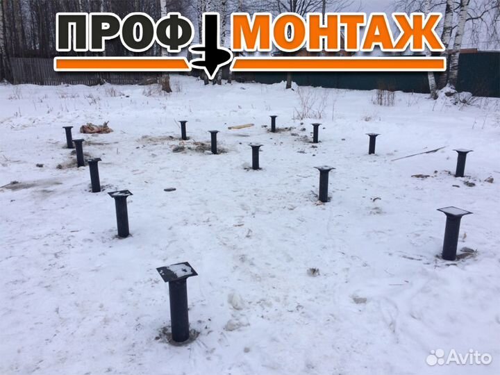 Винтовые сваи под ключ