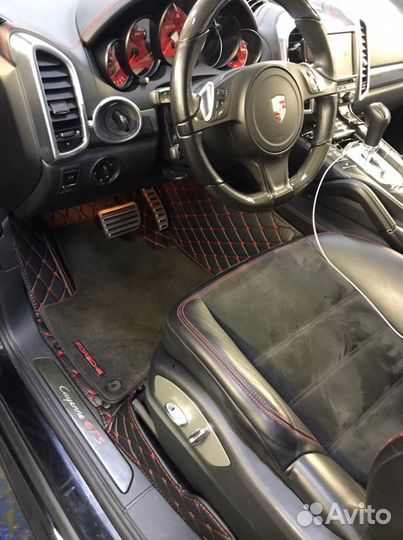 Коврики Porsche Cayen III 3д ковры из экокожи