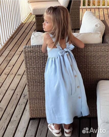 Летнее платье для девочки муслин