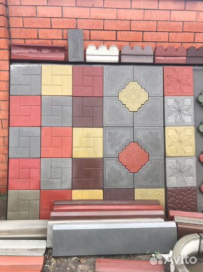 Тротуарная плитка и бордюры