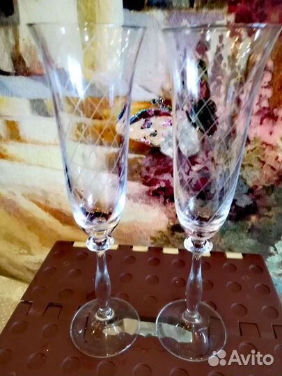 Фужеры для шампанского, 2 шт