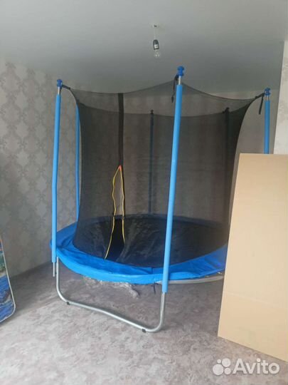 Детский батут с сеткой б/у