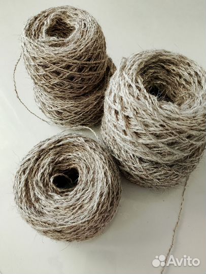 Пряжа для вязания из овечьей шерсти