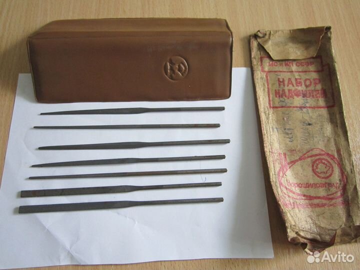 Надфили простые и алмазные+напильники СССР