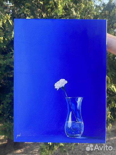 Картина маслом на холсте цветок