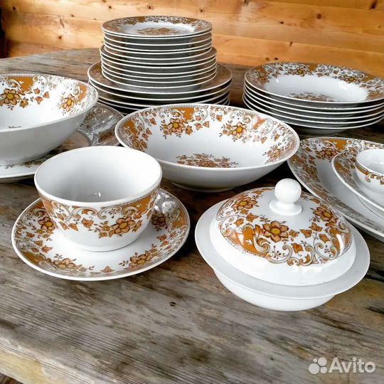 Редкий столовый сервиз Чехословакия чсср