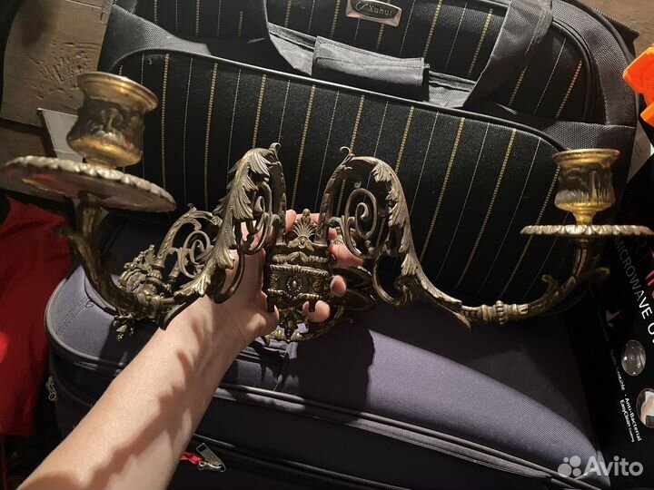 Канделябры для пианино бронза