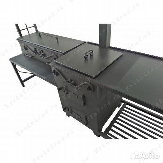 Супермангал «Шеф-повар» с дымоходом