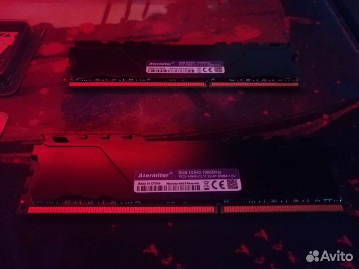 Оперативная память ddr3 32GB 1866mhz