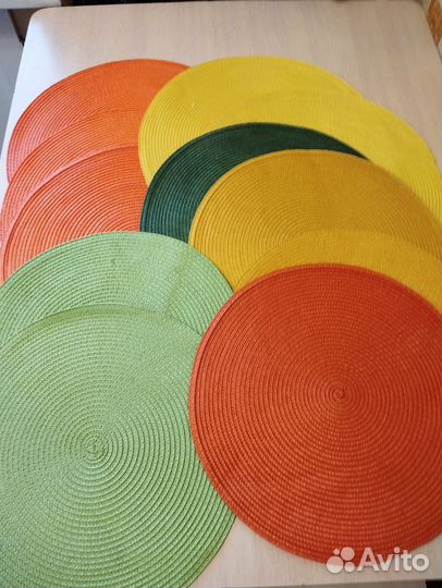 Салфетки подставки плетеные для сервировки