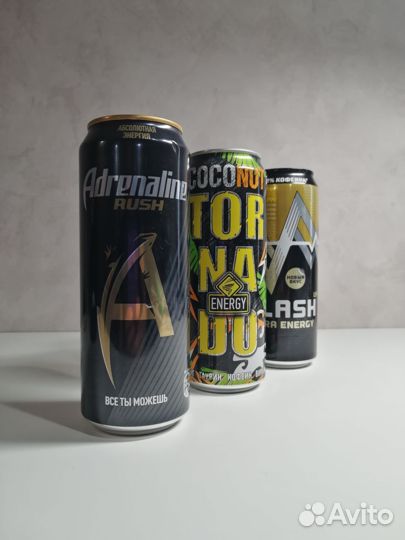 Энергетики Tornado, Adrenaline, Flash 450 мл
