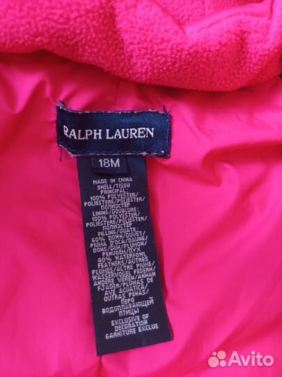 Комбинезон на девочку ralph lauren