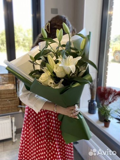 Букеты из лилий