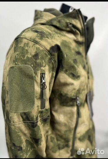 Костюм тактический Софтшел цвет мох