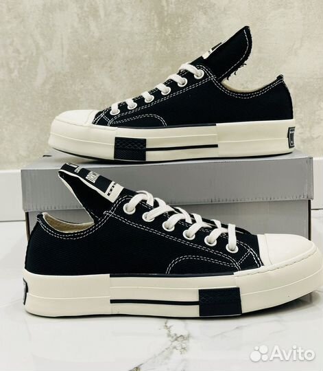 Кеды converse X rick owens drkshdw