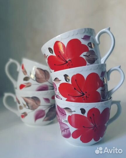 Чашки, заварочный чайник СССР