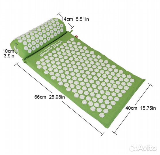 Акупунктурный массажный коврик набор Smart Gear