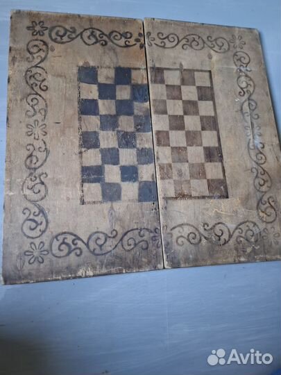 Доска деревянная для игры в шахматы, нарды