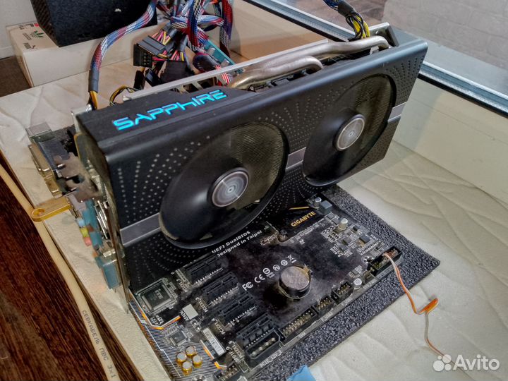 Видеокарта Sapphire Nitro RX570 8gb память Samsung